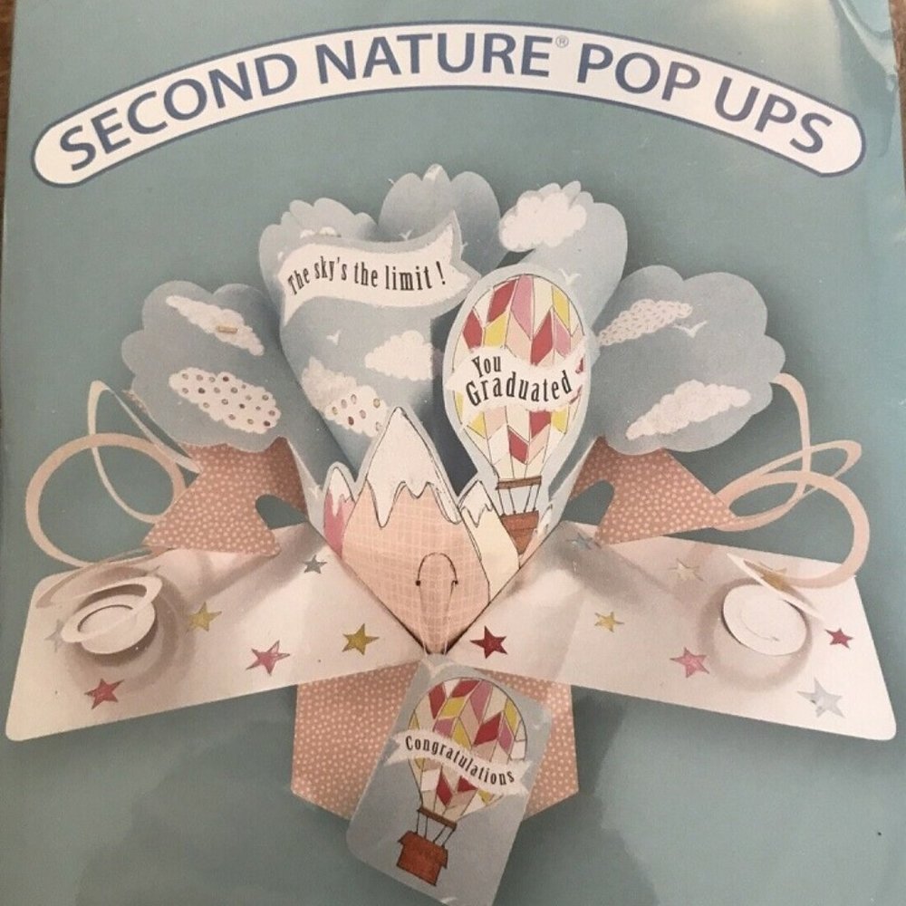 Second Nature Graduation 3D Pop Up Cards